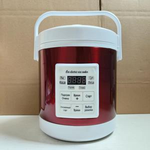 DC-Home-2 12V 24V Mini Rijstkoker Auto Vrachtwagen Soep Pap Kookmachine Voedsel Stoomboot Elektrische Verwarming Lunchbox Maaltijdverwarmer Warmer1.2L