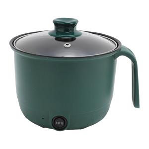 Factory Discount Outlet Elektrische kookpot 1,5L 600W roestvrij staal anti-verbrandingshandgreep helder deksel elektrische kookplaat voor thuis EU Plug 220V
