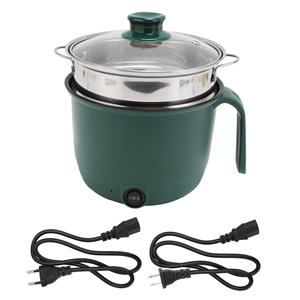 Dongfang HOME A Elektrische kookpot 1,5L 600W roestvrij staal anti-verbrandingshandgreep helder deksel elektrische kookplaat voor thuis EU Plug 220V