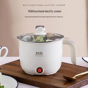 Compacte multifunctionele elektrische hotpot voor koken in de slaapzaal 1.8L single layer