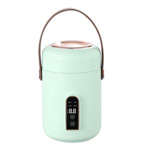 CosyHome Mini Rijstkoker Efficiënte Verwarming Geïsoleerde Draagbare Multifunctionele Soep Pap Stoofpot voor Thuis mintgroene kleur