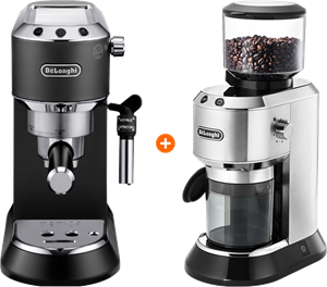 Delonghi De'Longhi EC685.BK Dedica Zwart + Koffiemolen