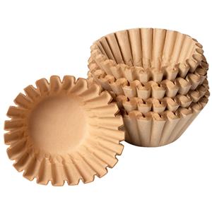 Bartscher Papieren filters 1000-pak; bruin; 1000 stuk / verpakking