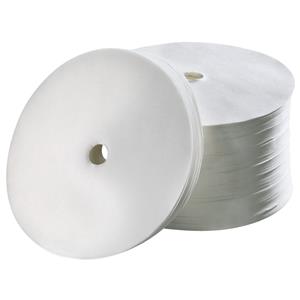 Bartscher Rondfilters; 0.01x24.5 cm (HxØ); wit; 1000 stuk / verpakking