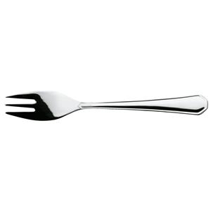 PULSIVA Gebaksvorkje Tunis Basic; 14.5 cm (L); zilver, Handvat zilver; 12 stuk / verpakking