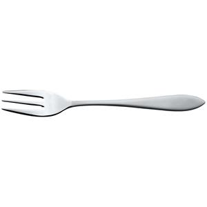 Vega Gebaksvorkje Salerno mat; 15.5 cm (L); zilver, Handvat zilver; 12 stuk / verpakking