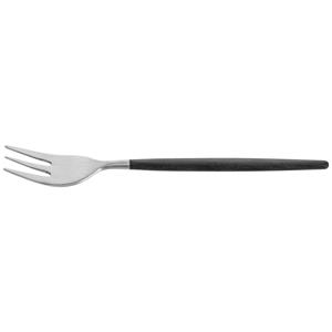 Vega Gebaksvorkje Turin; 18.7 cm (L); roestvrij staal/zwart, Handvat zwart; 12 stuk / verpakking