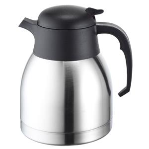 PULSIVA Thermoskan Comfort; 1000ml, 14x19 cm (ØxH); zwart/zilver