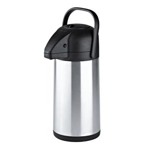 PULSIVA Pompthermoskan Animato; 2500ml, 15x36 cm (ØxH); zwart/zilver