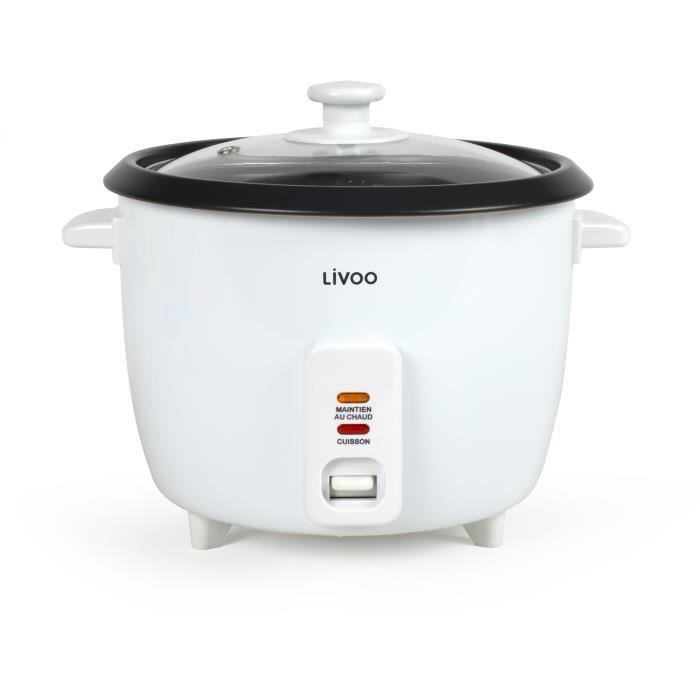 LIVOO rijstkoker - 1,5L - aluminium mand - Warmhoudfunctie