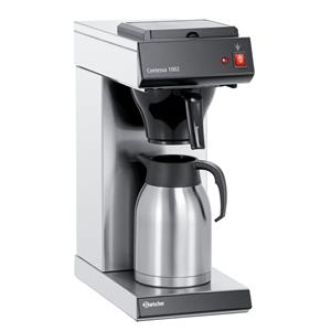 Bartscher Koffiezetapparaat Contessa 1002; 2000ml, 21.5x52x39 cm (BxHxD); zwart/zilver