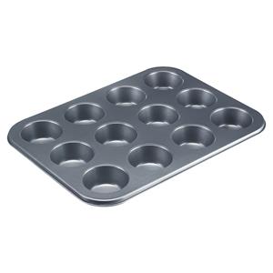 Westmark Muffin bakvorm Classic; 35x26.5x3 cm (LxBxH); zwart