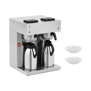 Royal Catering Filterkoffiemachine - 2 x 2 L - incl. thermosflessen