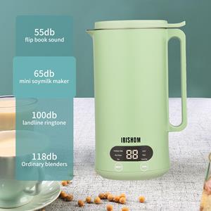 Tooarts Multifunctionele sojamelkmaker 350 ml sapcentrifuge sojamelkmachine UK Plug groen