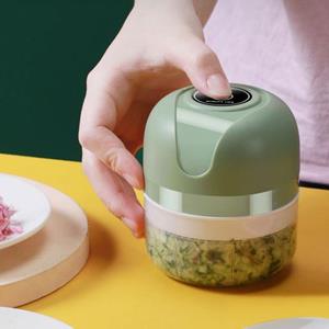 Junne Elektrische Food Chopper Mini Draadloos Keukengadget 100ml groen
