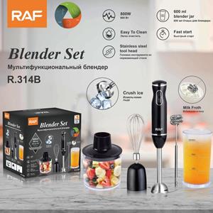 DZL General Home Appliances Multifunctionele keukenhandkookstok Babyvoedingssupplement Elektrische mengstok Melkpers en vleesmolen zwart
