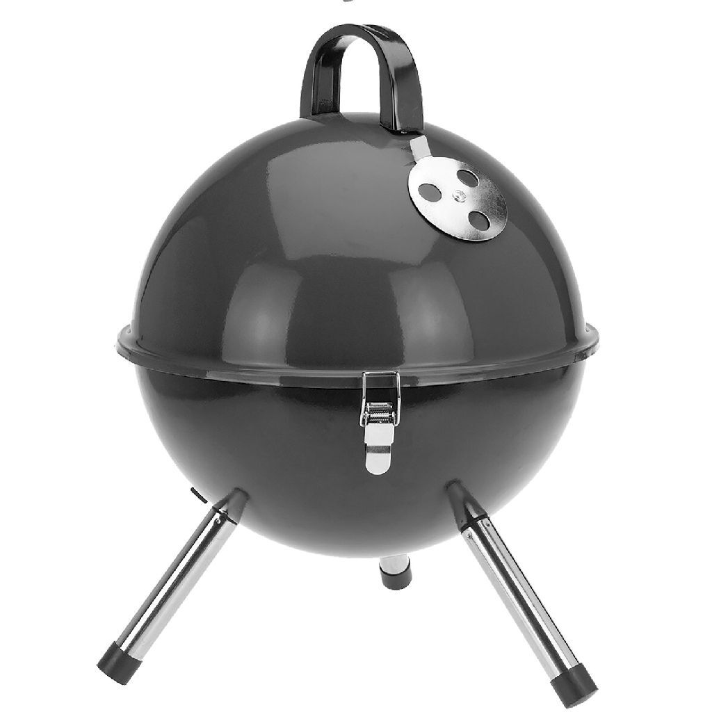 BBQ Kogelbarbecue 32 cm Zwart
