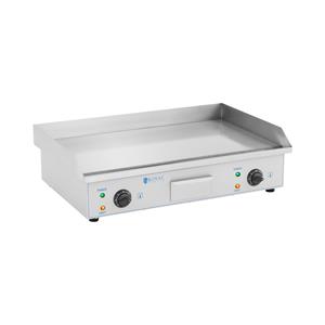 Royal Catering Dubbele elektrische bakplaat - 73 cm -  - glad - 2 x 2200 W