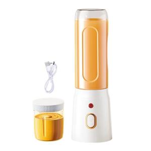 Factory Discount Outlet Yousheng 450ML Elektrische Draagbare Agitator USB Oplaadbare Sapcentrifuge Hoge Snelheid Scherp Mes Ontwerp Draadloze Agitator Sapcentrifuge wit