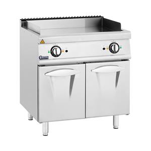 Royal Catering Dubbele elektrische grillplaat - 10.8 kW - glad - 