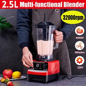 Crown Global 2.5L 4500W Ijs Smoothies Crusher Keuken BPA Gratis Professionele Zware Commerciële Timer Blender Mixer Juicer Voedsel