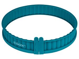 Coox Siliconen quichevorm met glazen bodem (Groen)