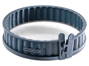 Coox Quichevorm met glazen bodem Ø 18 cm (Donkerblauw)