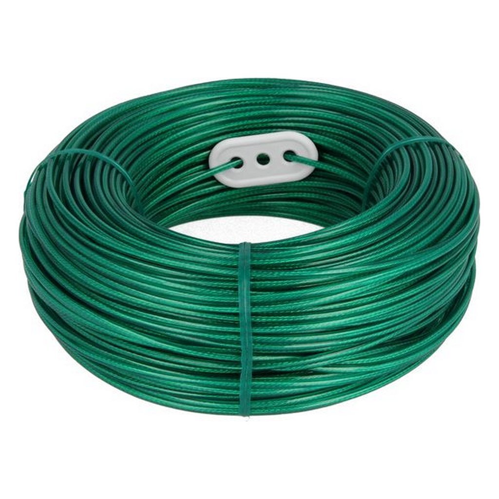 Tomado-Metaltex waslijn met stalen kern 80 cm groen