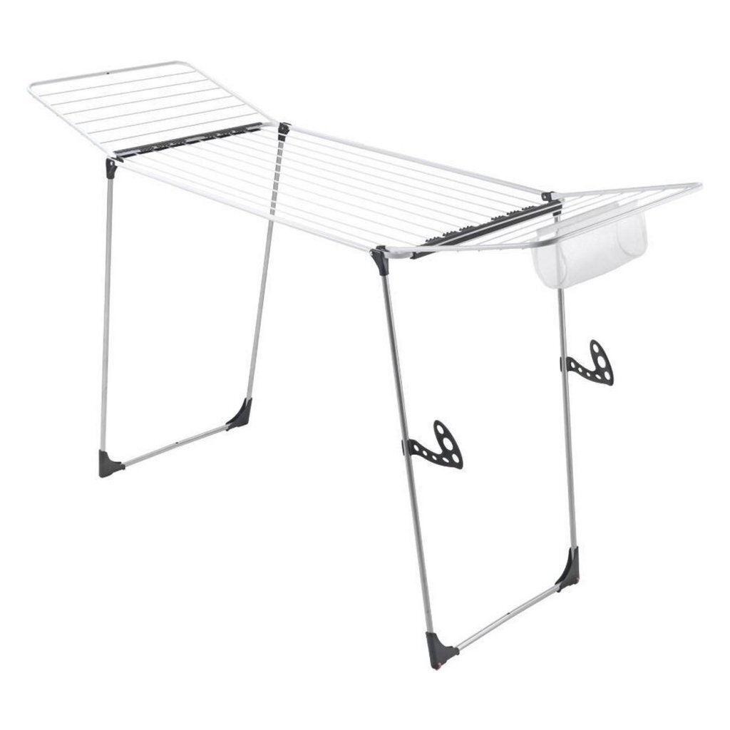 Metaltex hurricane droogrek 197x65x115 cm 24 m drooglengte zilver/zwart
