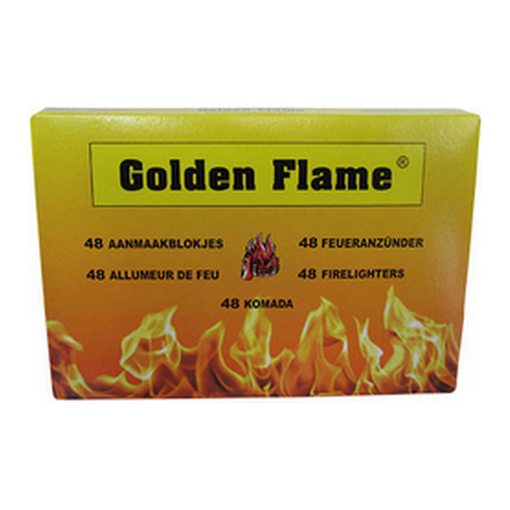 Golden Flame | Aanmaakblokjes | 24 x 24