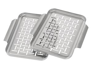 Grillmeister BBQ accessoires (grillplaat klein, 2 stuks)