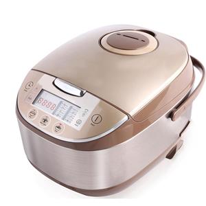 BES LED Multicooker - Aigi Lino - 5 Liter - RVS - Bruin