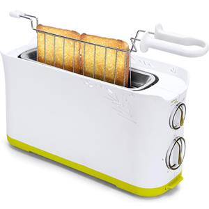 BES LED Broodrooster - Aigi Broty - 3 Functies - Opzetrek - Cool Touch - Wit/Groen