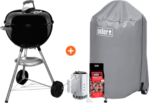 Weber Bar-B Kettle 47 cm Zwart Starterspakket