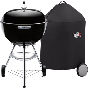 Weber Bar-B Kettle 57 cm Zwart +  Luxe Hoes 57 cm