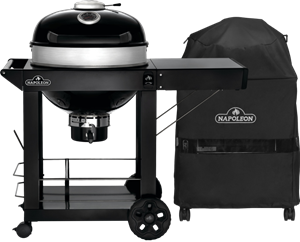 Napoleon Pro Cart Kettle 57 cm +  Hoes voor Houtskool Kettle CART