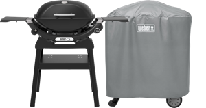 Weber Q2200N met Onderstel +  Barbecuehoes Q1000/2000