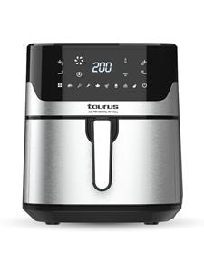 Taurus Air Fry Digital 7S Wall Single 6.5 L Stand-alone 1600 W Hot Air Fryer - Black/Stainless Steel