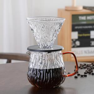 Refreshing Home Koffiezetapparaat Pers Koffiezetapparaat Met Handkoffiepot Set Keramische Koffiefilter Kop Filterkoffie Handpot