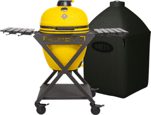 Boretti Ceramica Limone +  BBQ Hoes Ceramica Large