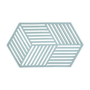 ZONE DENMARK Zone - Hexagon - Onderzetter Fog Blue groot