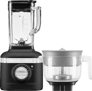 KitchenAid Artisan K400 5KSB4026EBK Vulkaanzwart + citruspers opzetstuk