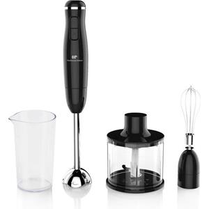 Continental Edison Mixeur plongeant  CEHB01 Noir - 400W - Verre doseur 550 ml - 2 vitesses