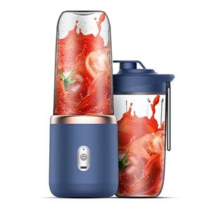 Tooarts Mini mixer 40W Sap blender mini draagbare snelle blender beker persoonlijke maat oplaadbare USB Dubbel roze