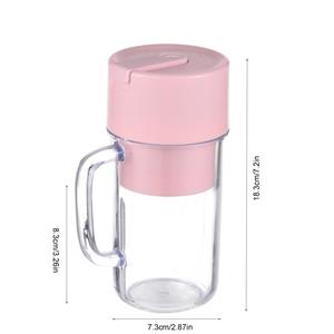 Tooarts Draagbare blender voor shakes en smoothies Miniblender van 340 ml met handvat 6 messen Waterdichte USB groen