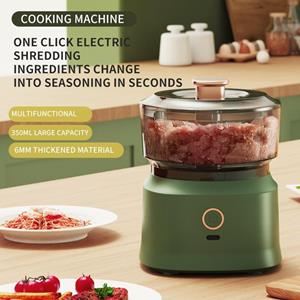 Xiaomi-1 350 ml elektrische molen, vleesmolen, vleesmolen, oplaadbare USB-keukencombinatie, schuifregelaar, groentemolen, vleesmolen, machine groen