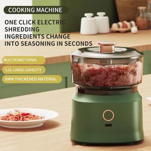 TOP-MALL-001 350ML Elektrische Knoflookstamper Keuken Voedsel Chopper Multifunctionele Groentensnijder Vleesmolen Machine 45W USB Oplaadbare Kookgereedschap