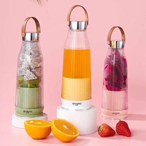 Darling Women Boutique A Draadloos opladen Start met één knop Sapmachine Thuis Multifunctionele blender Mini 380 ml draagbare fruitbeker