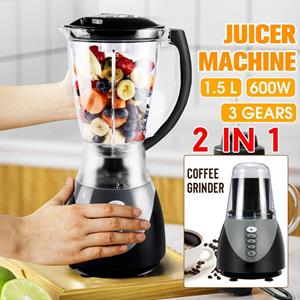 Refreshing Home Stand Mixer Blender Koffiezetapparaat Sapcentrifuge 1500ML 3 Speed ​​Multifunctionele Elektrische Knijper Groente Fruit Wasbaar 2-IN-1