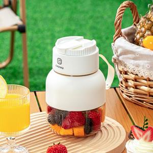 Factory Discount Outlet Draagbare sapcentrifuge Kleine huishoudelijke multifunctionele gefrituurde sapmachine Draadloos opladen Vruchtensapbeker Ton Ton Cup wit